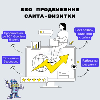 Услуга SEO продвижение сайта-визитки - купить в Кыллахе